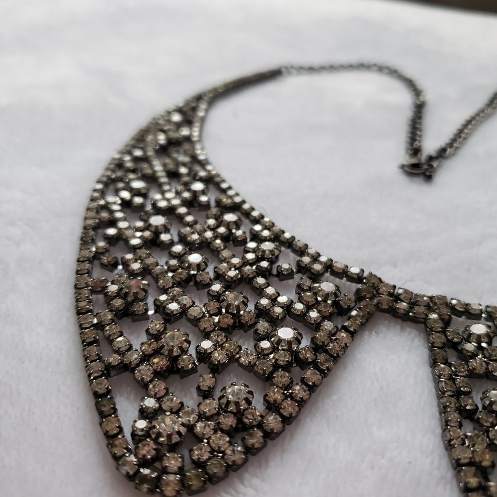 Rhinestone Collared Necklace - image 2